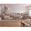 Beliani Trivietė sofa JUBEK, boucle, smėlio spalvos
