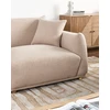 Beliani Trivietė sofa JUBEK, boucle, smėlio spalvos