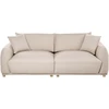 Beliani Trivietė sofa JUBEK, smėlio spalvos