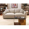 Beliani Trivietė sofa JUBEK, smėlio spalvos