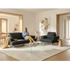 Beliani Trivietė sofa KILDAL juoda