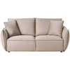 Beliani Trivietė sofa KUNES smėlio spalvos