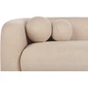 Beliani Trivietė sofa LEIREN Boucle, smėlio spalvos