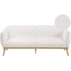 Beliani Trivietė sofa LJUNG, balta boucle