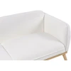Beliani Trivietė sofa LJUNG, balta boucle