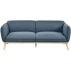 Beliani Trivietė sofa LJUNG, mėlyna