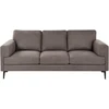 Beliani Trivietė sofa LOUSTO Ruda