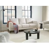 Beliani Trivietė sofa LOUSTO šviesiai smėlio spalvos