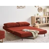 Beliani Trivietė sofa-lova JERSLEV, raudona