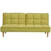 Beliani Trivietė sofa-lova SILJAN alyvuogių spalvos