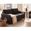 Beliani Trivietė sofa MARE tamsiai ruda