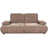 Beliani Trivietė sofa NACKA, šenilinė, ruda