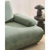 Beliani Trivietė sofa NACKA šviesiai žalia