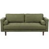 Beliani Trivietė sofa NURMO, tamsiai žalia