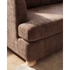 Beliani Trivietė sofa RATTVIK, rudas šenilas