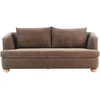 Beliani Trivietė sofa RATTVIK, rudas šenilas