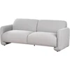 Beliani Trivietė sofa SALAND pilka