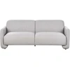 Beliani Trivietė sofa SALAND pilka