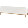 Beliani Trivietė sofa SOSJO Boucle, kreminės spalvos