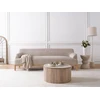 Beliani Trivietė sofa SOSJO šviesiai ruda