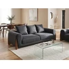 Beliani Trivietė sofa VINLIDEN, juoda