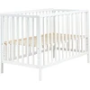 Beliani Vaikiška lovelė KIAMA iš pušies medienos, 70 x 130 cm, balta