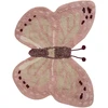 Beliani Vaikiškas kilimas GRAYLING rausvas 90 x 120 cm medvilninis