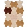 Beliani Vaikiškas kilimas JIGSAW spalvotas 90 x 120 cm medvilninis