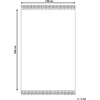 Beliani Vaikiškas kilimas LAZA kreminės spalvos 140 x 200 cm medvilninis
