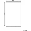 Beliani Vaikiškas kilimas PUNSARI šviesiai smėlio spalvos 60 x 90 cm medvilninis