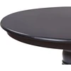 Beliani Valgomojo stalas AKRON juodas 100 cm