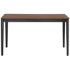 Beliani Valgomojo stalas CEDAR tamsaus riešutmedžio spalvos 135 cm 80 cm