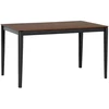 Beliani Valgomojo stalas CEDAR tamsaus riešutmedžio spalvos 135 cm 80 cm