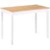 Beliani Valgomojo stalas GEORGIA šviesaus ąžuolo spalvos 110 cm 60 cm