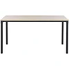 Beliani Valgomojo stalas HOCKLEY šviesiai rudas 150x90 cm