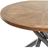 Beliani Valgomojo stalas LORENZO, uosio ruda spalva, 120 cm