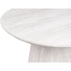 Beliani Valgomojo stalas LUMAN travertino efektas 220 cm 95 cm