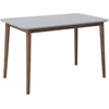 Beliani Valgomojo stalas MODESTO Pilkas 120 cm 80 cm Medinis