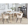 Beliani Valgomojo stalas NEWBERRY baltas 120 cm x 80 cm