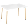 Beliani Valgomojo stalas NEWBERRY baltas 120 cm x 80 cm