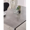 Beliani Valgomojo stalas SANTIAGO pilkas betono efektas 120 cm 80 cm