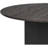 Beliani Valgomojo stalas SHEHO juodas 120 cm