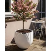 Beliani Vazonas ARPONE 44 cm baltas