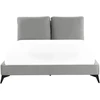 Beliani Velvetinė lova MELLE 160 x 200 cm Pilka