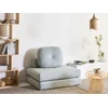 Beliani Viengulė išskleidžiama sofa OLDEN, šenilinė, mėlyna