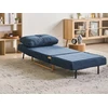Beliani Vienvietė išskleidžiama sofa JERSLEV, mėlyna
