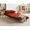 Beliani Vienvietė išskleidžiama sofa JERSLEV, raudona