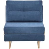 Beliani Vienvietė išskleidžiama sofa JERSLEV, mėlyna