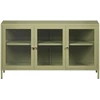 Beliani Vitrina NEWPORT metalinė 115 cm žalia