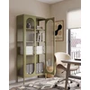 Beliani Vitrina su stiklinėmis durelėmis FOXTON Metal 80 cm žalia